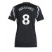 Maillot de foot Arsenal Martin Odegaard #8 Extérieur vêtements Femmes 2024-25 Manches Courtes